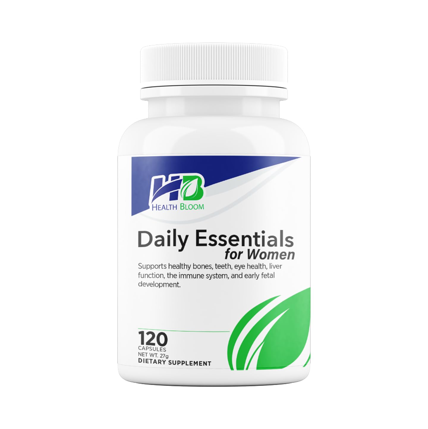 Daily Essentials for Women| 120 Capsules | Health Bloom | Vitamins and Minerals Capsules | Health Bloom Inc. uk supplements
