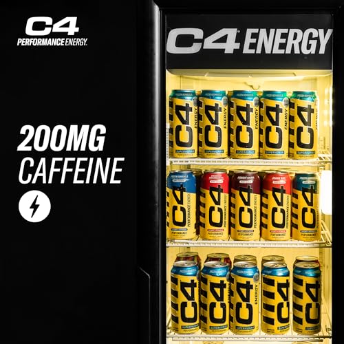 C4 Energy Carbonated Zero Sugar Energy Drink, Pre Workout Drink + Beta Alanine, Midnight Cellucor uk supplements