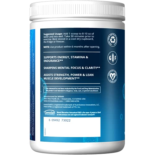 MRM Nutrition Driven Pre-Workout Powder | Mixed Berry Flavored | 125mg Caffeine | Pure MRM uk supplements