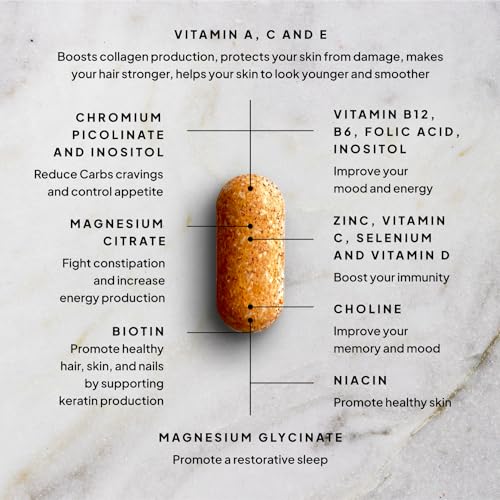 SELF NUTRITION Vegan Multivitamins for Women -Expert Designed 28 Nutrients – Boost Energy SELF NUTRITION uk supplements
