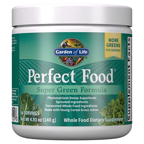 Garden of Life Perfect Food Super Green Formula - 14 Servings | 45 Superfoods, Greens Garden of Life uk supplements