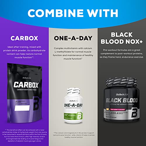 BioTechUSA 100% Pure Whey | Protein Powder with BCAA and Glutamine | Gluten-Free, Palm Oil Free BioTechUSA uk supplements