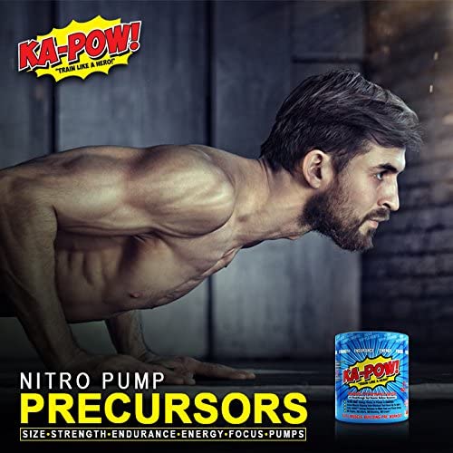 PREWORKOUT TESTOSTERONE BOOSTER - KA-POW! The Fastest Hitting ANABOLIC PRE HERO SUPPLEMENTS uk supplements