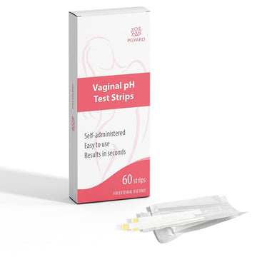 [60 Pack] PGYARD Vaginal Health pH Test Strips, Feminine pH Test, Value Pack PGYARD uk supplements