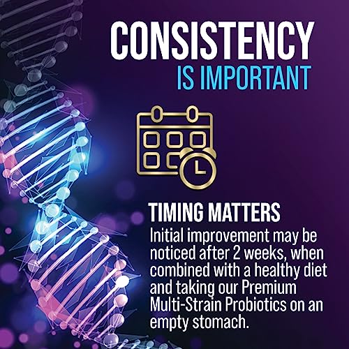 Probiotics for Digestive Health - 80 Billion CFU Guaranteed with Strains for Women's Nature's Nutrition uk supplements