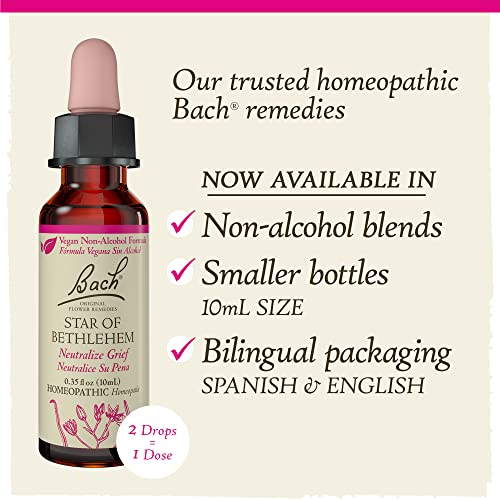Bach Original Flower Remedies, Star of Bethlehem for Grief and Shock (Non-Alcohol Formula) Bach uk supplements