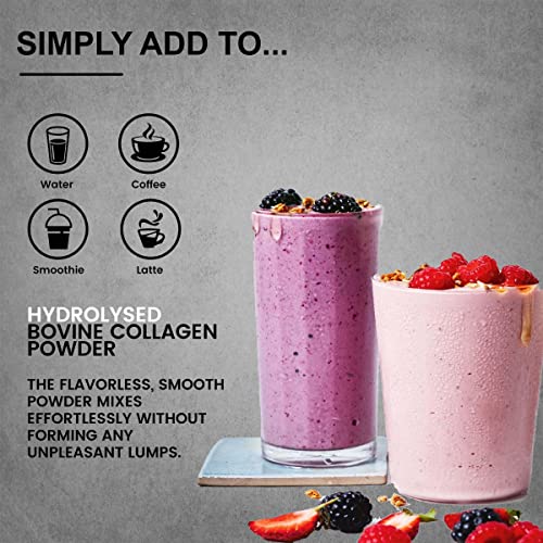 Vitazam Bovine Collagen Peptides - Hydrolyzed Type 1 & 3 Collagen Powder Protein Supplement for Healthy VitaZam uk supplements