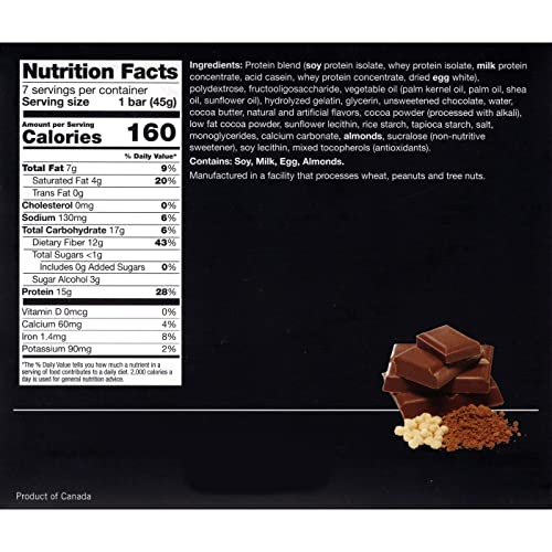 ProtiWise – High Protein 15g Bar | 7/Box | Weight Loss, Diet, KETO Friendly, Hunger Control ProtiWise - By Doctors Weight Loss uk supplements