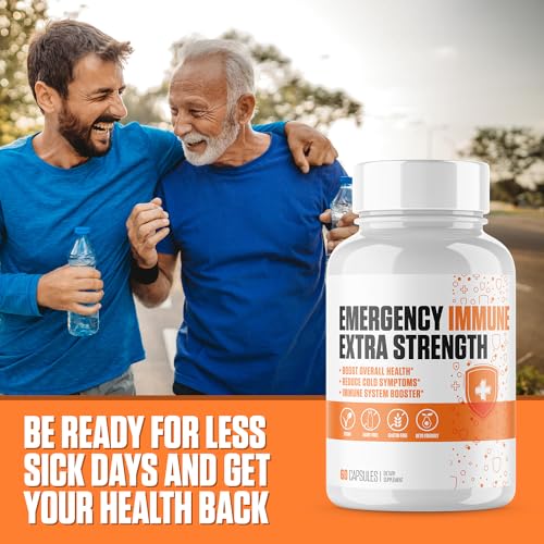 Emergency Immune Extra Strength 10-in-1 | #1 Rated Immune System Support Supplement EPN Supplements uk supplements