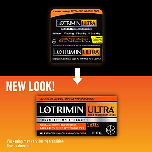 Lotrimin Ultra 1 Week Athlete's Foot Treatment - Antifungal Cream, 30 Gram Lotrimin uk supplements