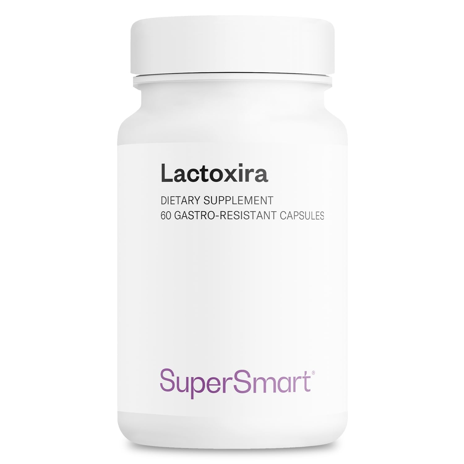 Supersmart - Lactoxira (High Potency) - 8-in-1 Probiotic Complex Supplement - Advanced Formula for Women & Men - with Lactobacillus Casei, Brevis | Non-GMO & Gluten Free - 60 DR Capsules Supersmart uk supplements