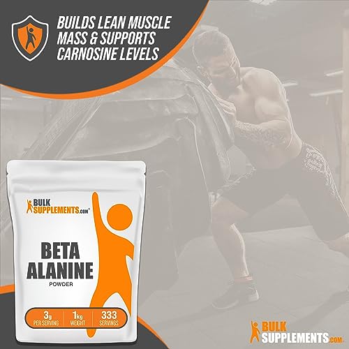 BULKSUPPLEMENTS.COM Beta Alanine Powder - Beta Alanine Pre Workout, Beta Alanine BULKSUPPLEMENTS.COM uk supplements