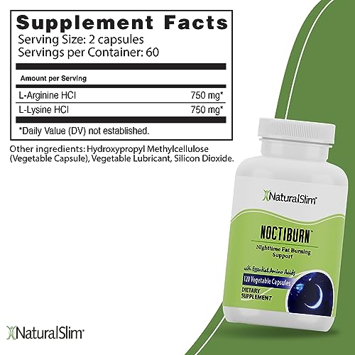 NaturalSlim NoctiBurn Night Fat Burning Support & Metabolism Support Supplements with Essentials NaturalSlim uk supplements