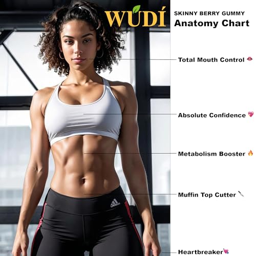 Wúdí Skinny Berry Gummy - Detox, Metabolism & Energy Booster, Plant Based Healthy Wúdí uk supplements