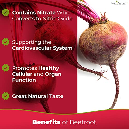 BEET BOOST for Stamina by NutriGardens - Increase Endurance & Circulation – Concentrated Beet Boost uk supplements