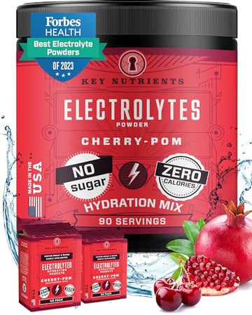 KEY NUTRIENTS Multivitamin Electrolytes Powder No Sugar - Sweet Cherry Pom Electroly KEY NUTRIENTS uk supplements