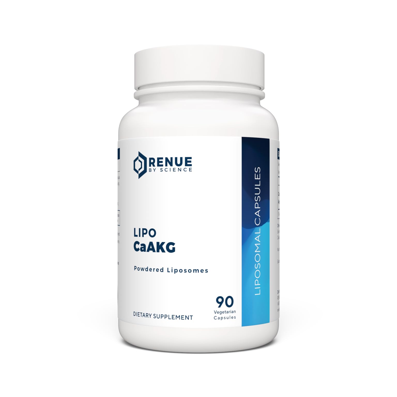 RENUE by SCIENCE CA AKG Supplement | High Strength Liposomal Calcium AKG | 90 Calcium Alpha-Ketoglutarate Capsules - 300mg CA AKG per Serving CA-AKG Supplement | Non-GMO & Made in The USA Renue By Science uk supplements