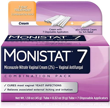 MONISTAT 7-Dose Treatment For Women, 7 Disposable Applicators & External Itch Cream, (Pack of 1) Monistat uk supplements