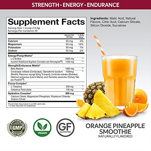 nPower Nutrition-Train Pre-Workout for Women, Orange Pineapple, 30 Servings, Stimulant nPower Nutrition uk supplements