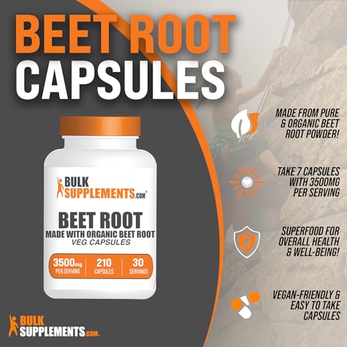 BULKSUPPLEMENTS.COM Beet Root Capsules - Beetroot Supplement, Beet Root Pills BULKSUPPLEMENTS.COM uk supplements