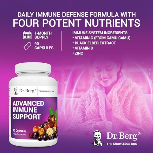 Dr. Berg's Advanced Immune Support - Daily Immunity Multi-System Defense Supplement Dr. Berg Nutritionals uk supplements
