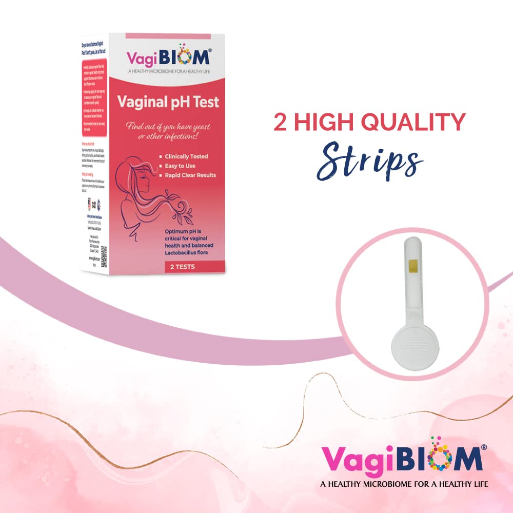 VagiBiom Vaginal pH Tester: Balanced and Healthy Vaginal microbiome ensures Optimum pH VagiBiom uk supplements