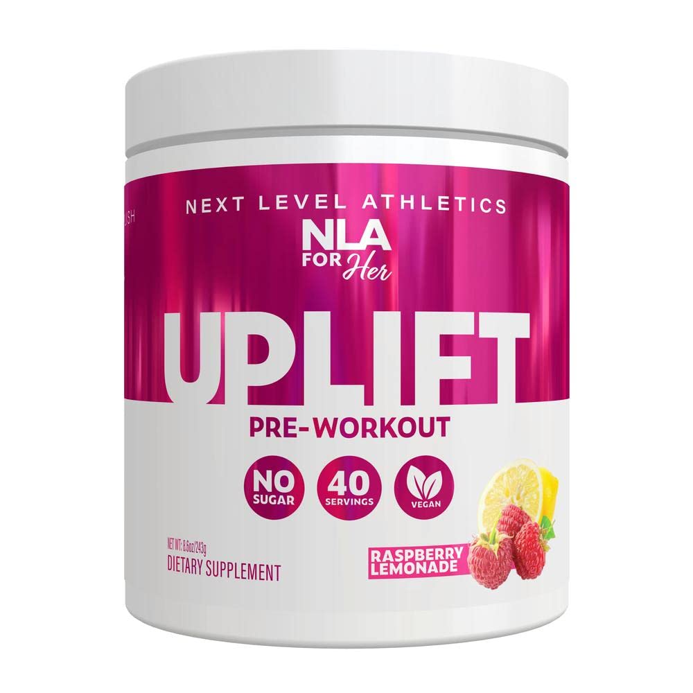 Uplift Pre-Workout for Women (30 Servings) -Raspberry Lemonade-Provides Clean NLA for Her uk supplements