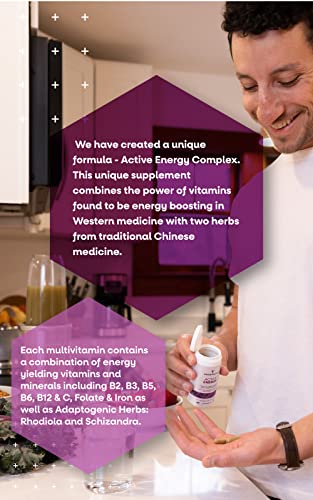 Vegetology Energy Supplements – Iron, Vitamin C & B2, B12, Folate & More – Vitamin Supple VEGETOLOGY uk supplements