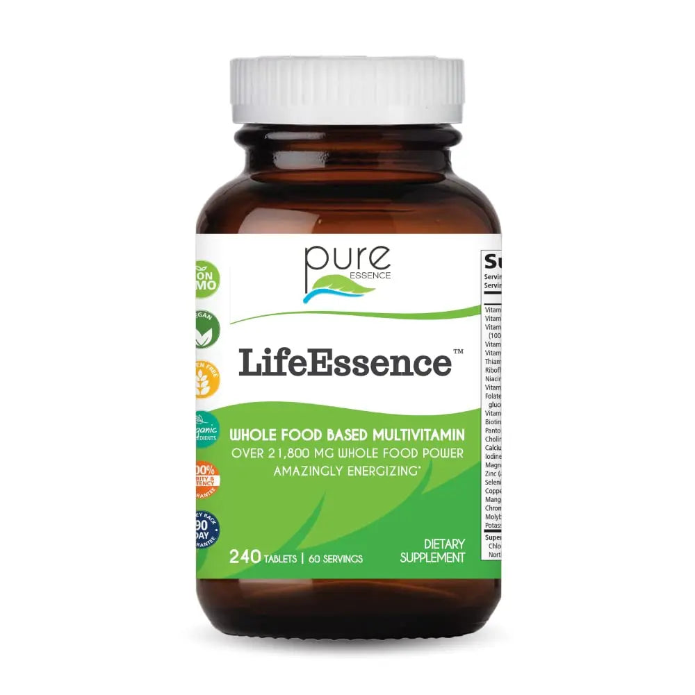 PURE ESSENCE LABS LifeEssence Multivitamin for Women and Men - Natural Herbal Supplement - Vitamin D, Vitamin D3, Vitamin B12 PURE ESSENCE LABS uk supplements