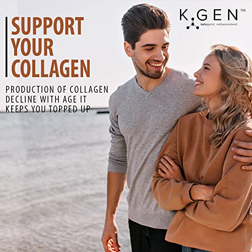 K-GEN™ Keto Collagen Protein Powder Natural Multi Collagen Chocolate Blend, Coconut MCT Vitamin C+B6 K GEN ketogenic enhancement uk supplements