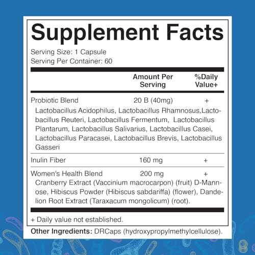 Vitamatic Vaginal Probiotics 20 Billions for Women pH Balance & Odor Control Vitamatic uk supplements