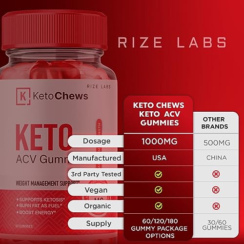 (3 Pack) Keto Chews Gummies - Keto Chews ACV Gummies for Weight Loss 525 MG rize labs uk supplements