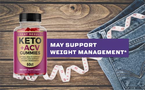 Lomilan Great Results Keto Gummies, Great Results Keto ACV Gummies, 180 Count Lomilan uk supplements