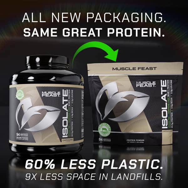 Muscle Feast Grass-Fed Whey Protein Isolate, All Natural Hormone Free Pasture Raised Muscle Feast uk supplements