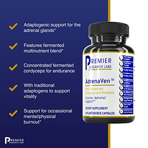 Premier Research Labs AdrenaVen - Supports Adrenal Gland Health & Stress Response Premier Research Labs uk supplements