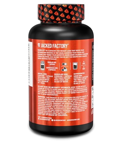 Burn-XT Clinically Studied Fat Burner & Weight Loss Supplement - Appetite Jacked Factory uk supplements