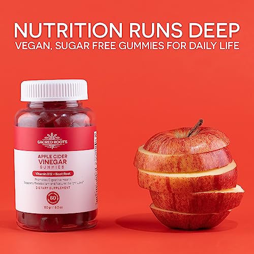 Sacred Roots Sugar-Free, Apple Cider Vinegar Gummies, 60 Gummies – Supports Healthy Sacred Roots uk supplements