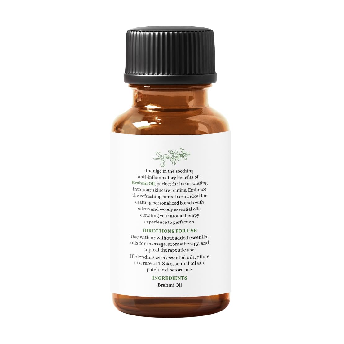 Essential Delights Brahmi Oil - Premium Undiluted Carrier Oil (1 oz) | for Skin, Face, Body, Hair Revitalization Essential Delights uk supplements
