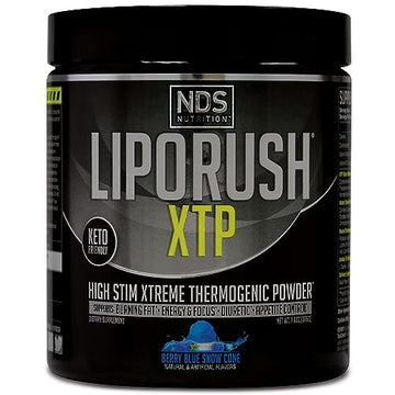 LIPORUSH NDS Nutrition XTP Thermogenic Fat Burner with L-Carnitine - Energy, Focus LIPORUSH uk supplements
