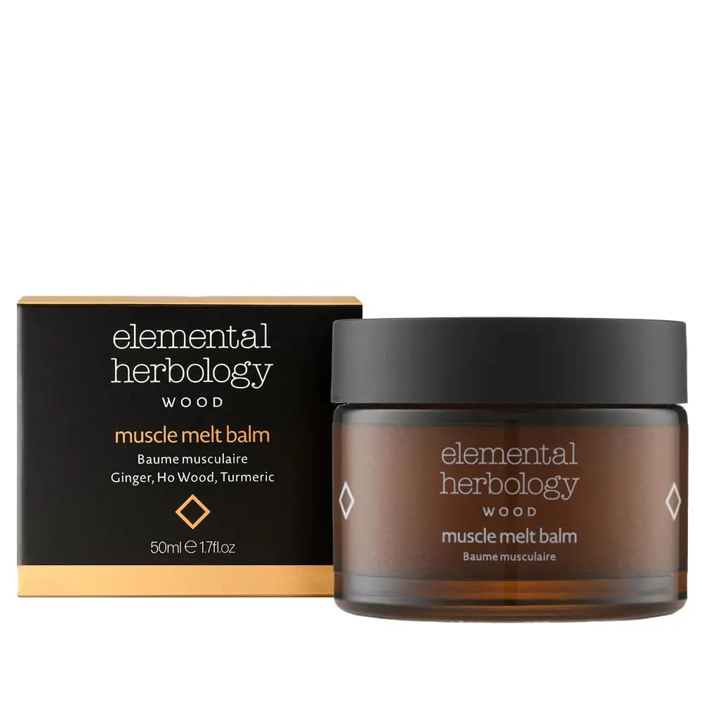 Elemental Herbology Muscle Melt Body Balm 1.7 fl oz – Warming with Ginger, Ho Wood & Turmeric – Comforting Botanical Treatment for Massage & Post-Activity Relaxation Elemental Herbology uk supplements