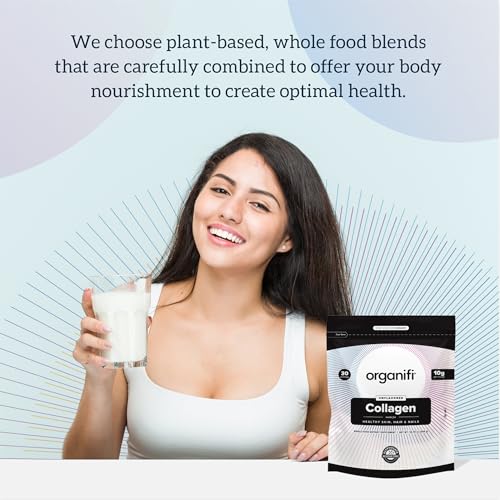 Organifi Collagen Powder - Fuller Hair, Stronger Nails, and Radiant Skin - Replenish Organifi uk supplements