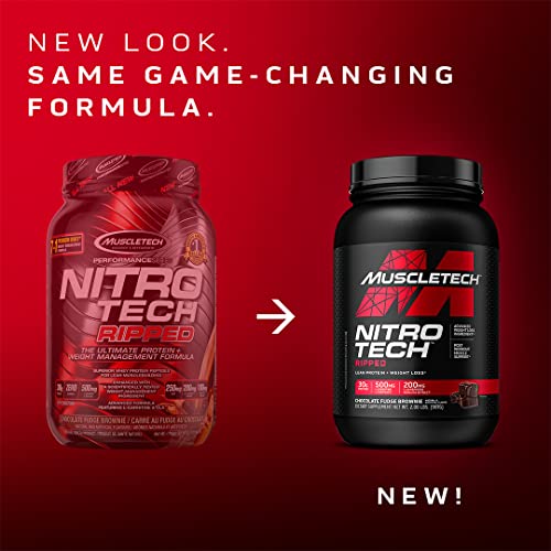 Protein Powder for Weight Loss - MuscleTech Nitro-Tech Ripped - Whey Protein Powder MuscleTech uk supplements