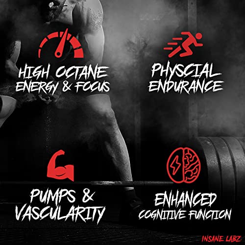 Insane Labz Psychotic, High Stimulant Pre Workout Powder, Extreme Lasting Energy Insane Labz uk supplements