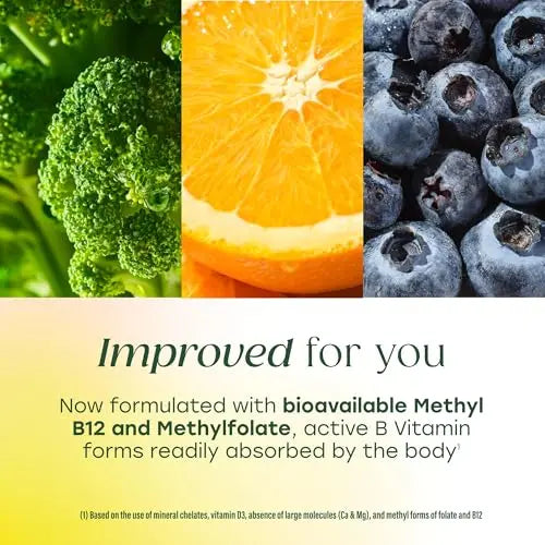 MegaFood Multivitamin for Men 40+ One Daily Mens Multivitamins - Methylated B12, Vitamin D3, B6, C & Zinc, Muscle & Bone Health MegaFood uk supplements