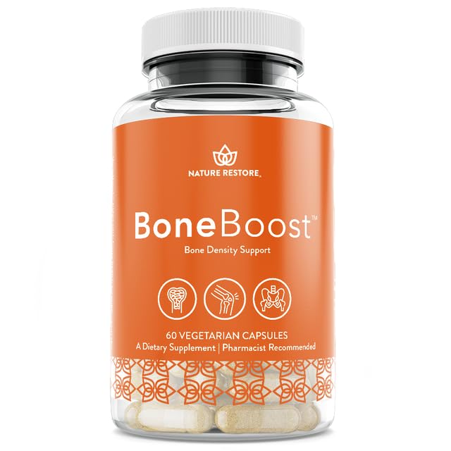 Nature Restore BoneBoost, Natural Bone Health Supplement, 60 Capsules, Manufactured in USA, Non GMO, Gluten Free Nature Restore uk supplements