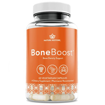 Nature Restore BoneBoost, Natural Bone Health Supplement, 60 Capsules, Manufactured in USA, Non GMO, Gluten Free Nature Restore uk supplements