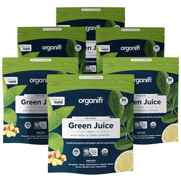 Organifi Green Juice - Organic Superfood Powder - 180-Day Supply - Organic Vegan Green Organifi uk supplements