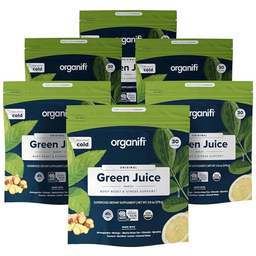 Organifi Green Juice - Organic Superfood Powder - 180-Day Supply - Organic Vegan Green Organifi uk supplements